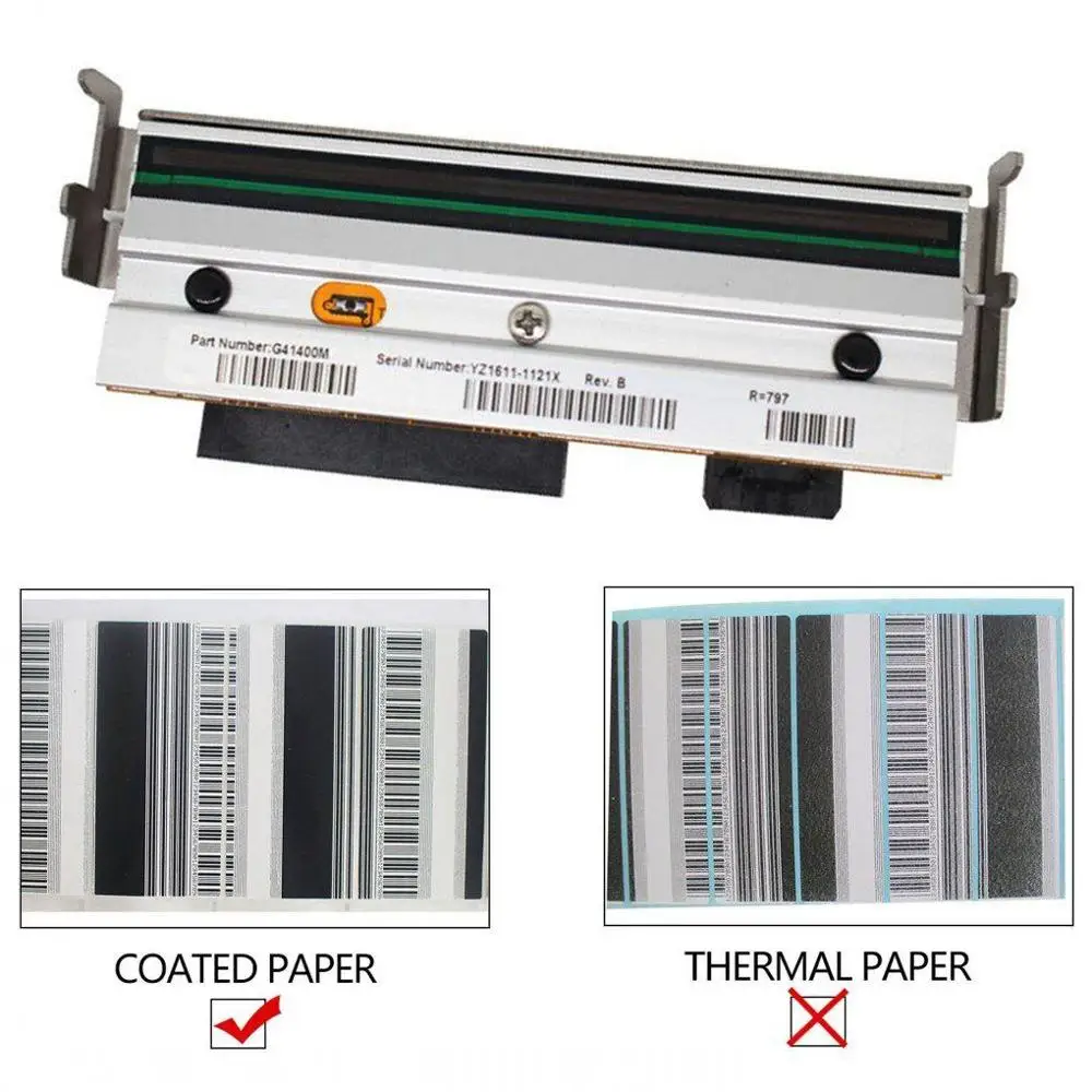 S4M Print Head G41400M For Zebra S4M 203dpi Thermal Barcode Printer Head,Printer Supplies Printhead,90days warranty