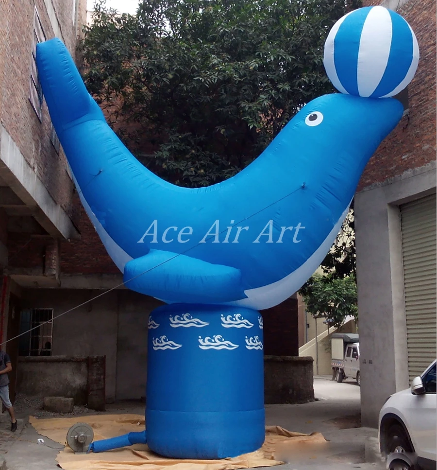 

Cool Advertising Inflatable Dolphin for Marine Museum Event or Promotion