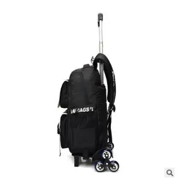 kid School Backpack On wheels Trolley School backpack bag for boys kid's luggage Rolling Bag Children wheeled Backpack for kids