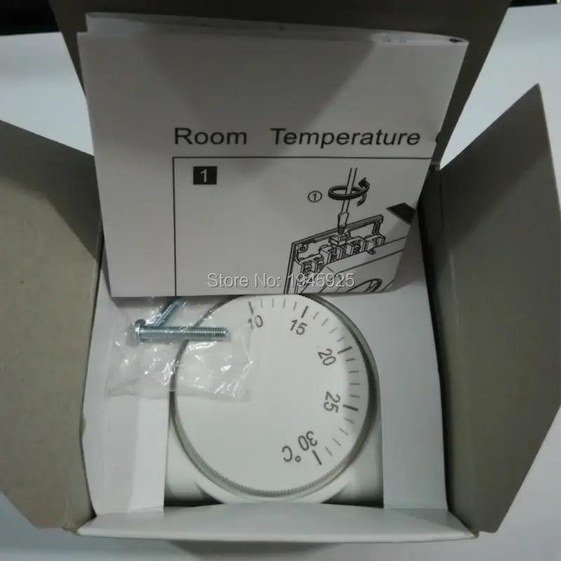 NTL-2000A 220V AC Mechanical Room Thermostat Floor Heating Temperature Controller With Internal Gas Filled Sylphon