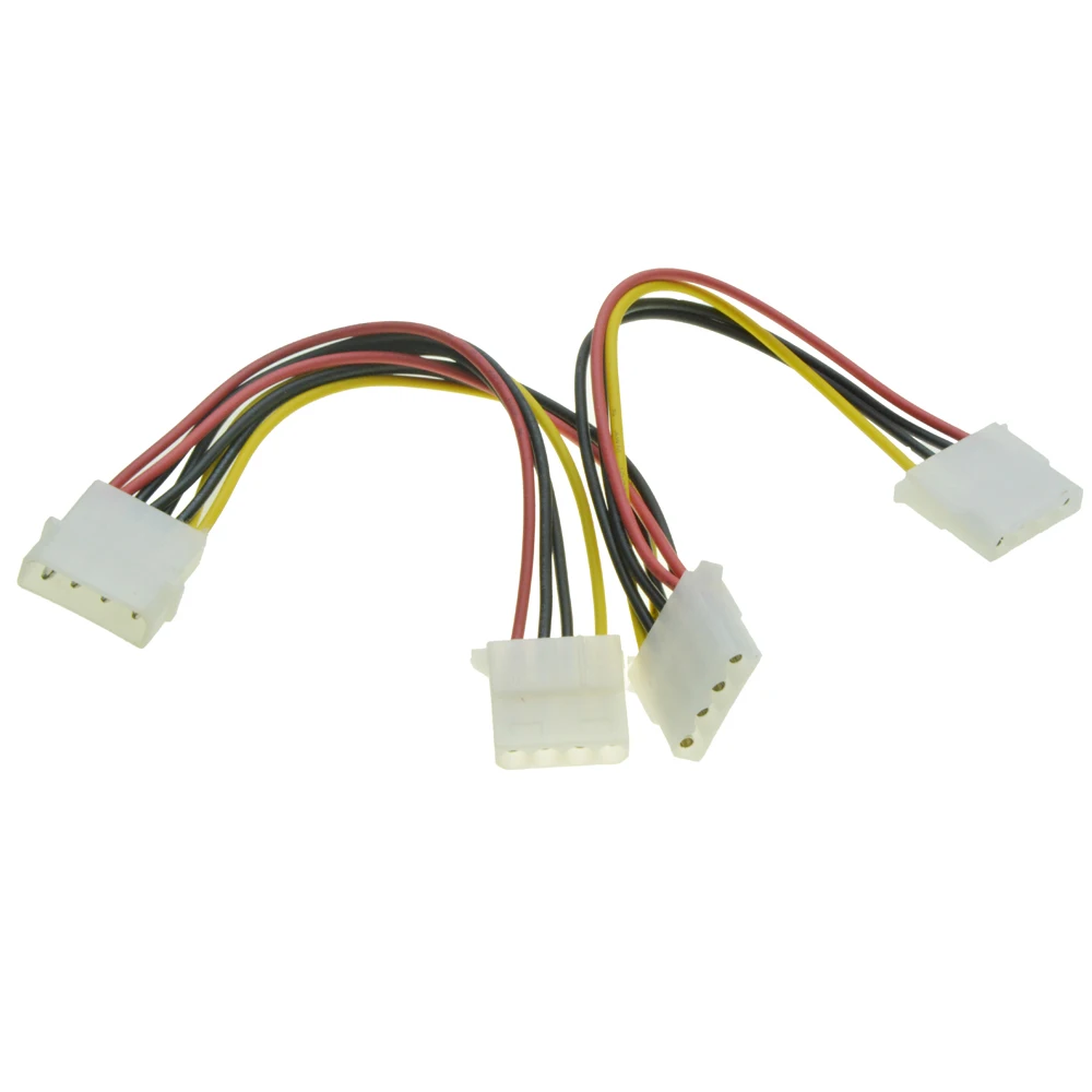 4ขาMolexพลังงานพอร์ตชาย1-3หญิงพอร์ตPower s upplyเคเบิ้ลIDEพอร์ตคูณDปลั๊กY S Plitterขยายสายเคเบิ้ล