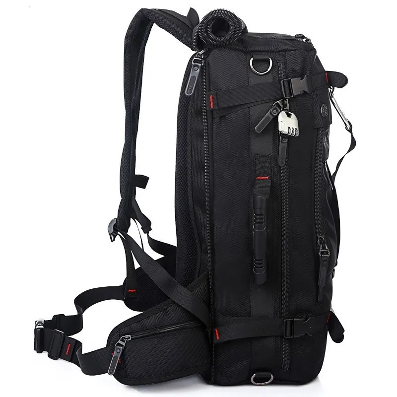 40L 50L Outdoor Large Capacity Waterproof Hiking Backpack Men Women Climbing Sports Travel Luggage Bag Oxford Wearproof Rucksack