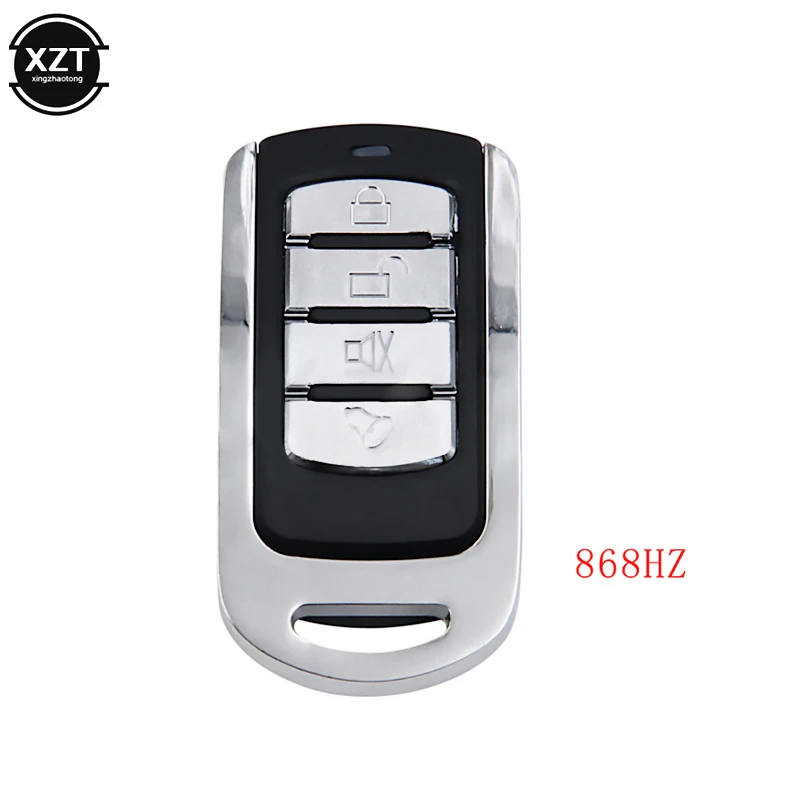 868MHZ Wireless RF Remote Control 4 Buttons Automatic Cloning Electric Gate Garage Door Remote Control Key Fob Controller