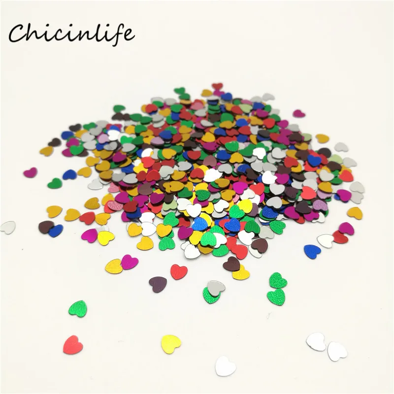 Chicnlife 1000pcs/lot Wedding Stars Heart Confetti Wedding Party Decorative Confetti Wedding Table Decor Birthday Party Decor