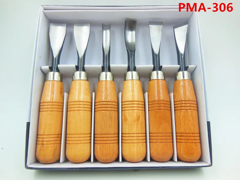 NEW 6Pcs/set Wood Cut Knife Tool Set DIY Hand Wood Carving Tools Chisel Set Knives Tool Set Woodworking Hand Tools