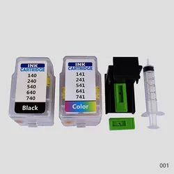 Cartucho inteligente rifll para canon, kit de cartuchos de tinta pg 440 cl 441 para canon pixma mg4180 mg4280 mx374 mx378 mx435 mx438 mx514