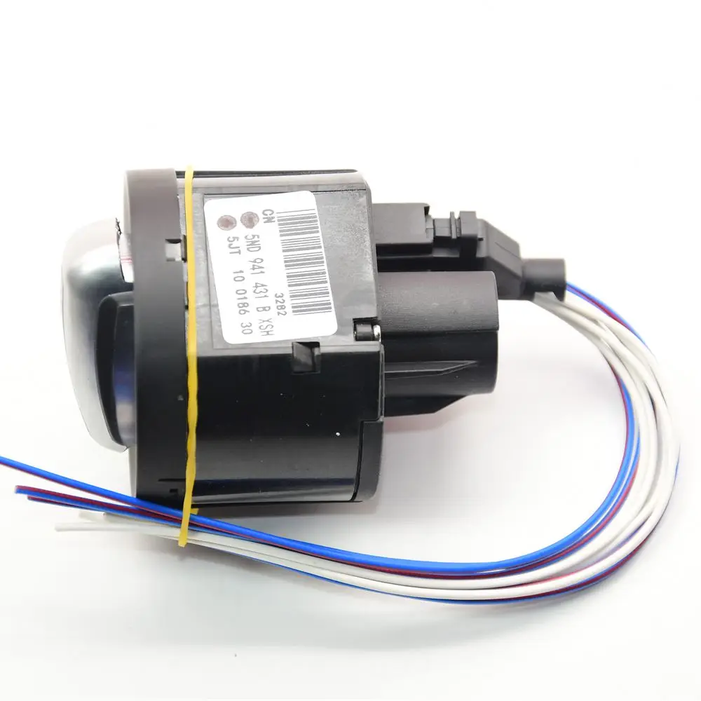 Interruptor e plugue de controle automático do farol cromado OEM para Golf 5 6 Mk5 Mk6 Passat B6 CC 5ND 941431 B 5ND 941 431 B 5ND-941-431-B