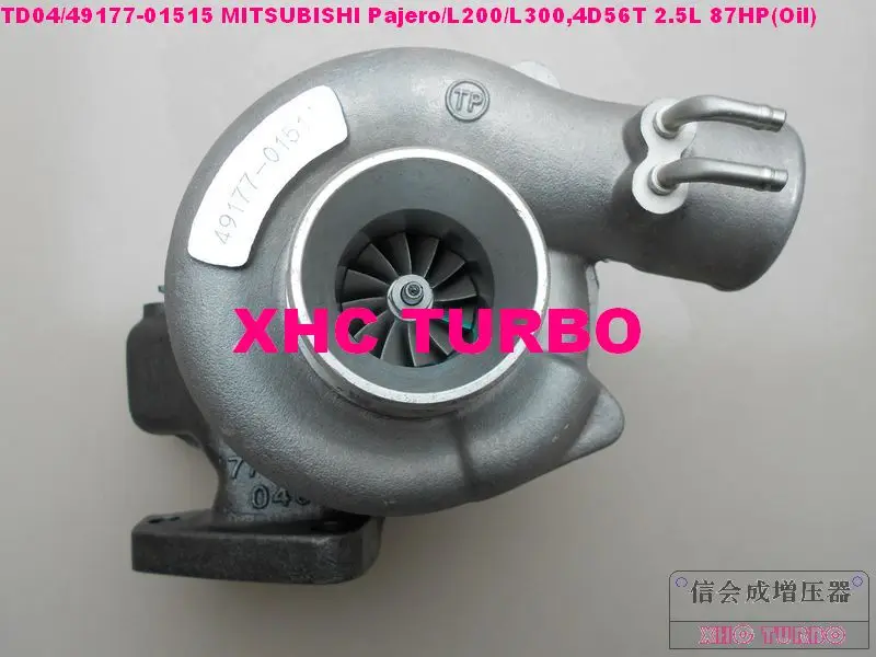 NEW TD04 49177-01510 Turbo Turbocharger for MITSUBISHI L200 Pajero Shougun Delica,4D56 2.5L 87HP 3Holes(Oil)