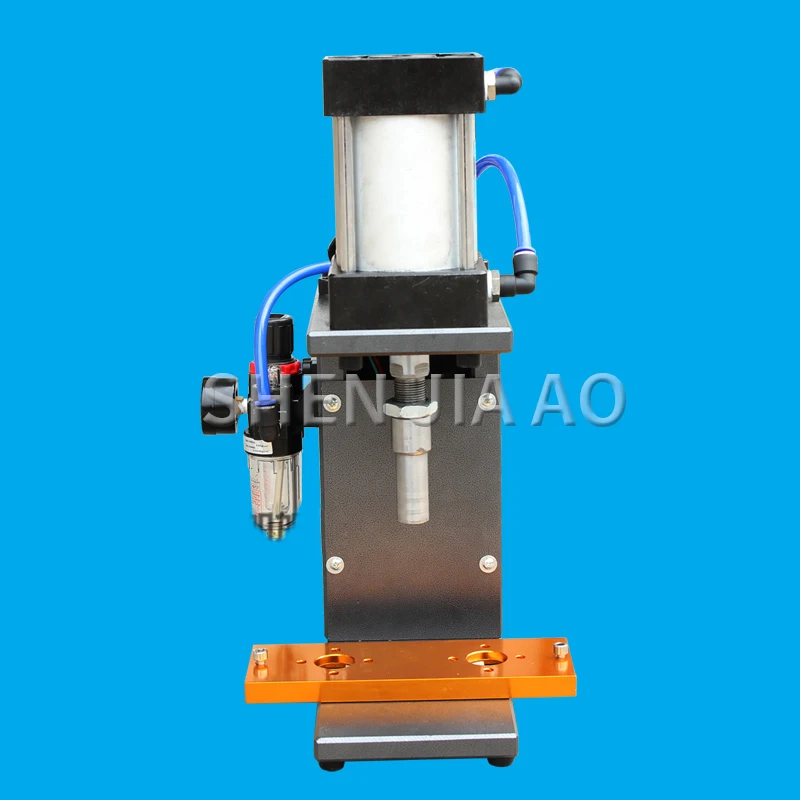 1PC Pneumatic Card Badge Machine Desktop All Steel Body Family DIY Badge Machine With Mold Pneumatic Badge Machine Without  Pump