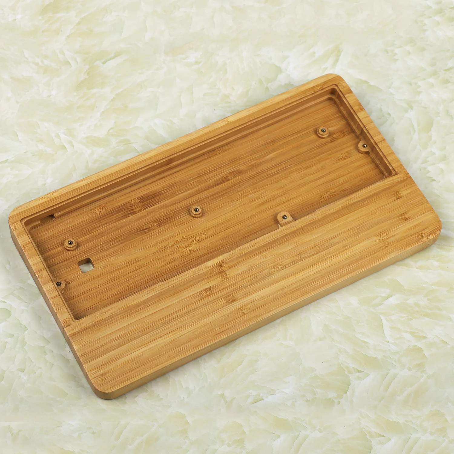 

Bamboo Walnut Wood Wooden Case Wrist Rest 2 in 1 Minila Hotswap PCB Aluminum Plate 60% Barebones