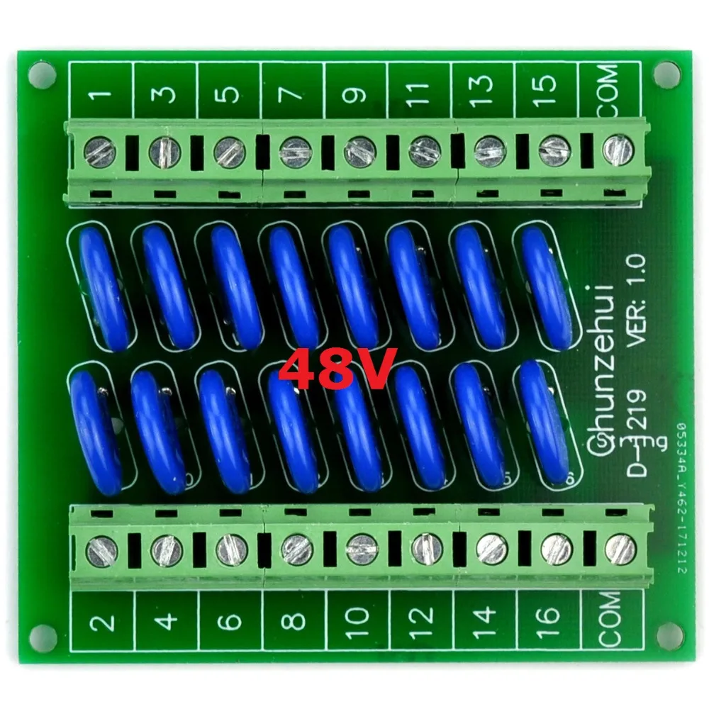 

16 Channels Common 60V SIOV Varistor Board, Surge Suppressor Protection SPD.