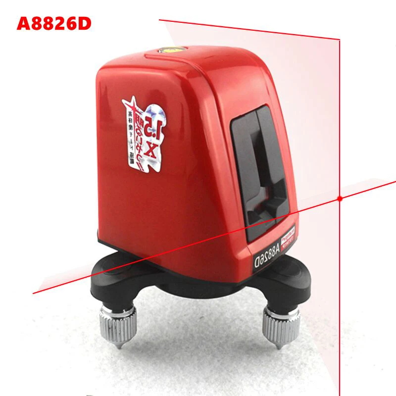 

A8826D Laser Level 2 Red Cross Line 1 Point 360 Degree Rotary Self- leveling Nivel Laser Diagnostic tools