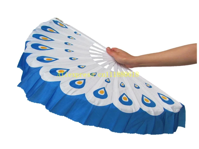 10pcs/lot Free Shipping New Arrival Peacock fans Chinese dance fan 5 colors available For Wedding Party favor gift