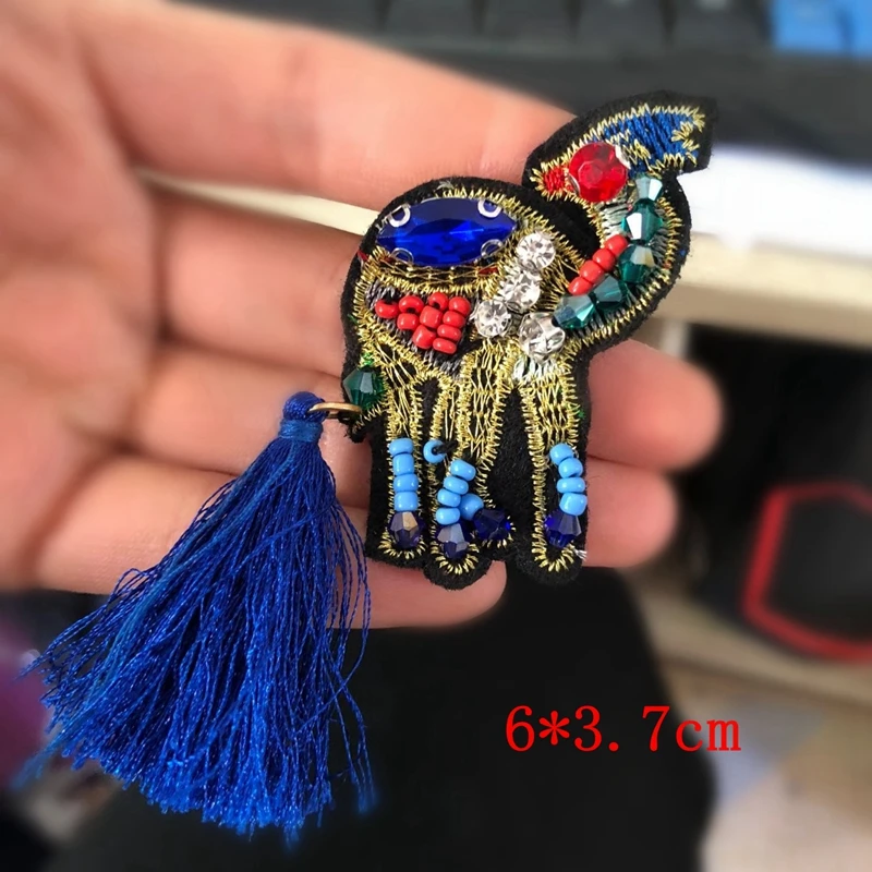 Lavoro manuale In Rilievo Elephant Patch Sew On Gufo Patch Per I Vestiti FAI DA TE Accessori Decorazione Facile Stampa Da Famiglia Cammello Applique