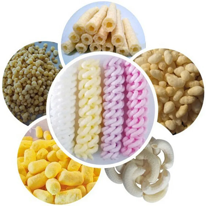 Maize puffing machine corn puffs extruder extruding machine rice puff snack food making machine