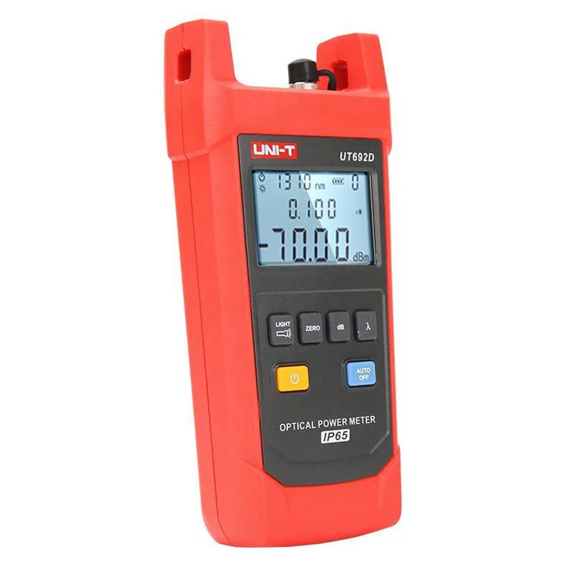 UNI-T UT692D Handheld Optical Power Meter Measurement Range -70 to 10dBm IP65 Professional Tester with Backlight