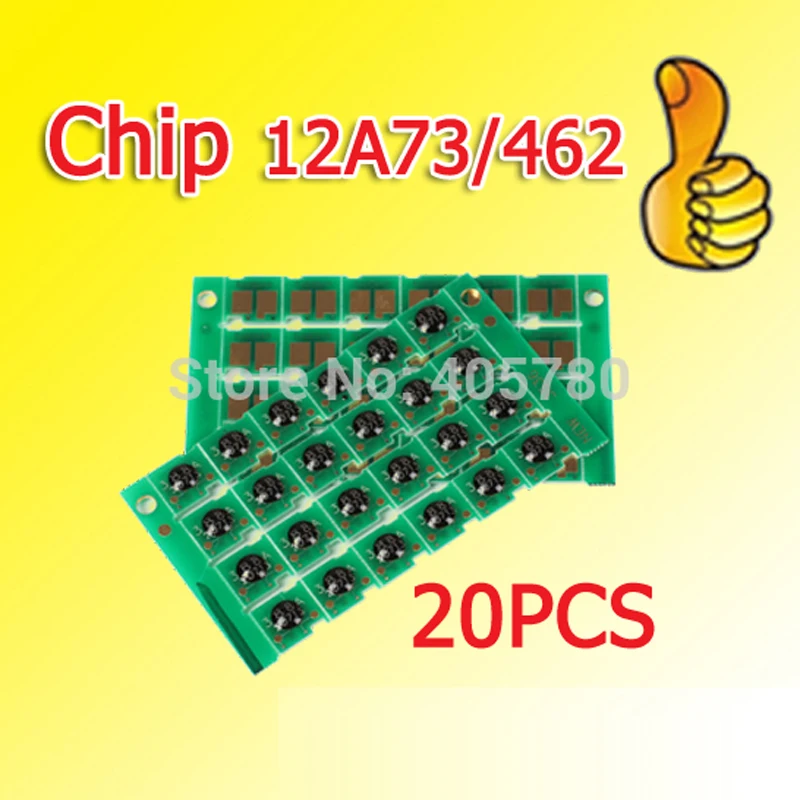 

20pcs T630 chip 12A73/462 drum chip compatible for Lexmark T630/632/632n/634/IBM IP1332/1352/1372 +