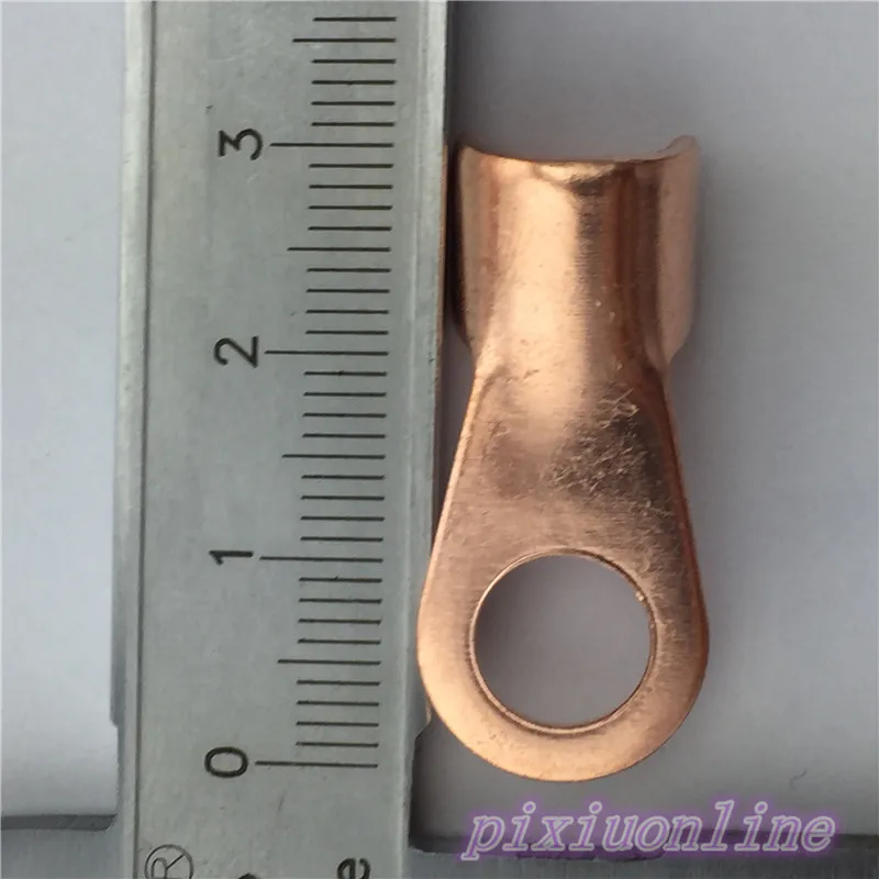10pcs For 4-16Wire  60A 8mm Dia Copper Circular Splice Terminal L5Y Wire Naked Connector High Quality