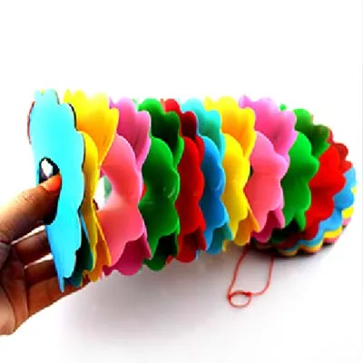 Educational Paper Pull Flower Garland Magic Tricks Props Toys Close-up Magic For Children Best Stage Baby Kids Fun Game Gifts