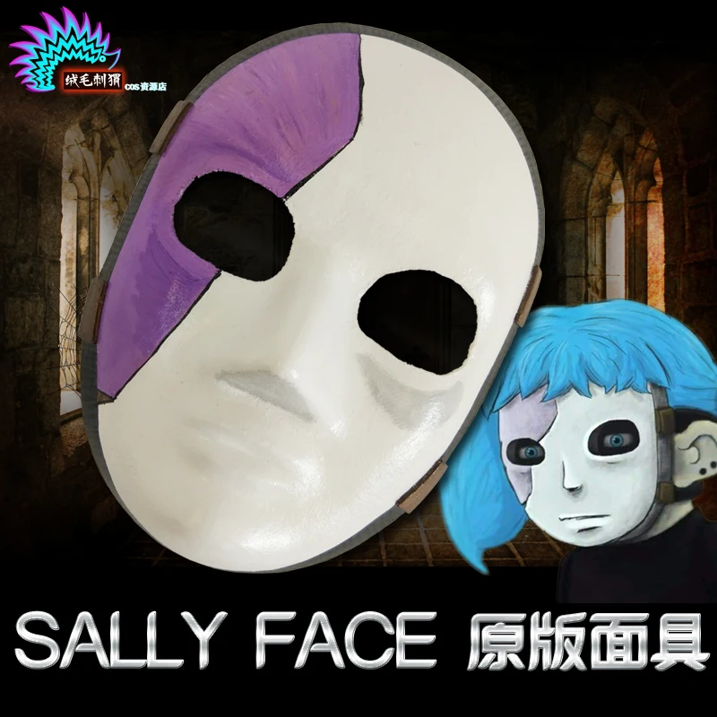 2019 New Product Game Sally Face Cosplay Mask Sally Masks Game Sallyface Cosplay Costume Accessories Props