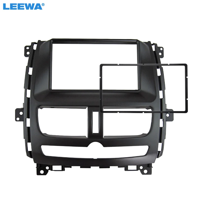 

LEEWA Car Audio Stereo 2DIN Fascia Frame For Nissan Succe Shuaike Shaico 2009-2015 Radio Plate Panel Frame Dash Mount #CA5027