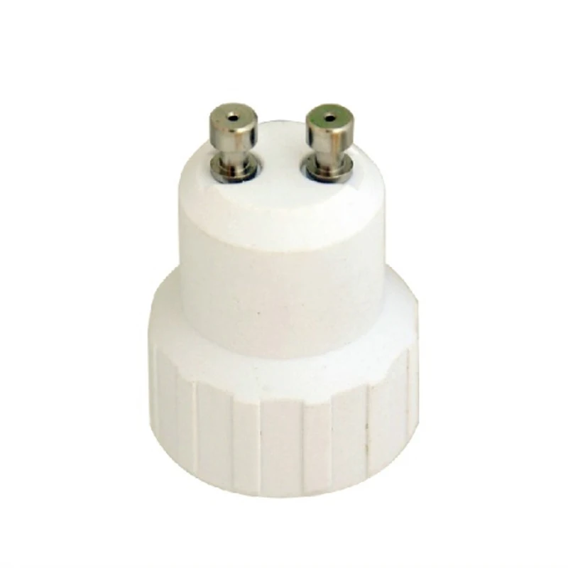 2pcs GU10 to E14 LED Lamp Base Converter Socket GU10-E14 Fireproof Flame Retardant Material Light Base Holder