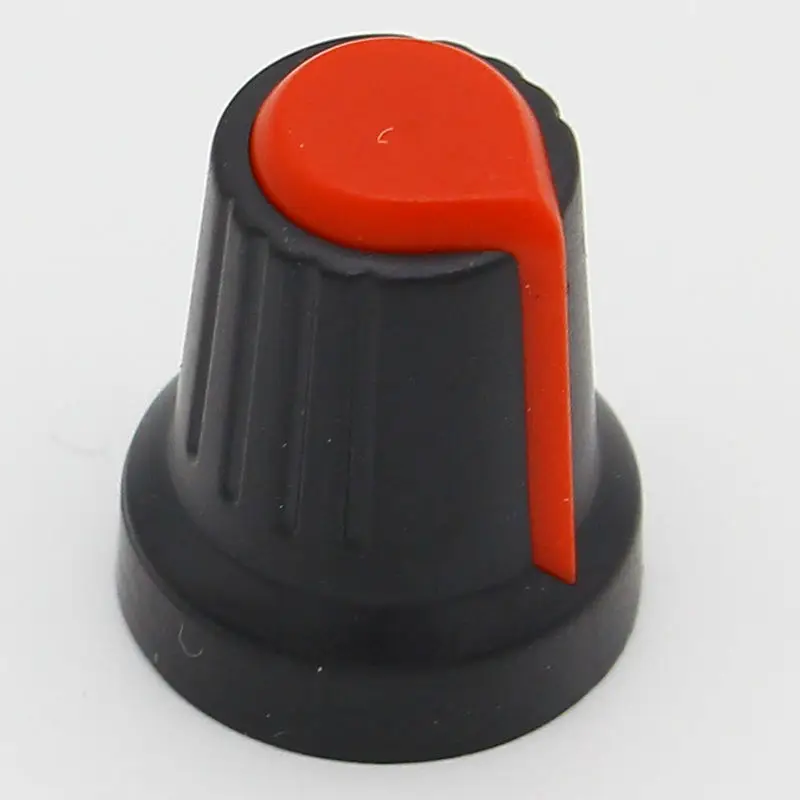 12pcs Potentiometer knob switch cap (peach heart button A variety of colors) diameter 6 mm diameter 15 mm * 17 mm high