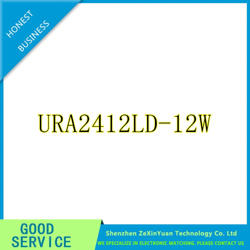 URA2412LD-12W Input Voltage (9-36V) 24V to 12V Voltage Regulated Dual Output of DC/DC Power Supply Module