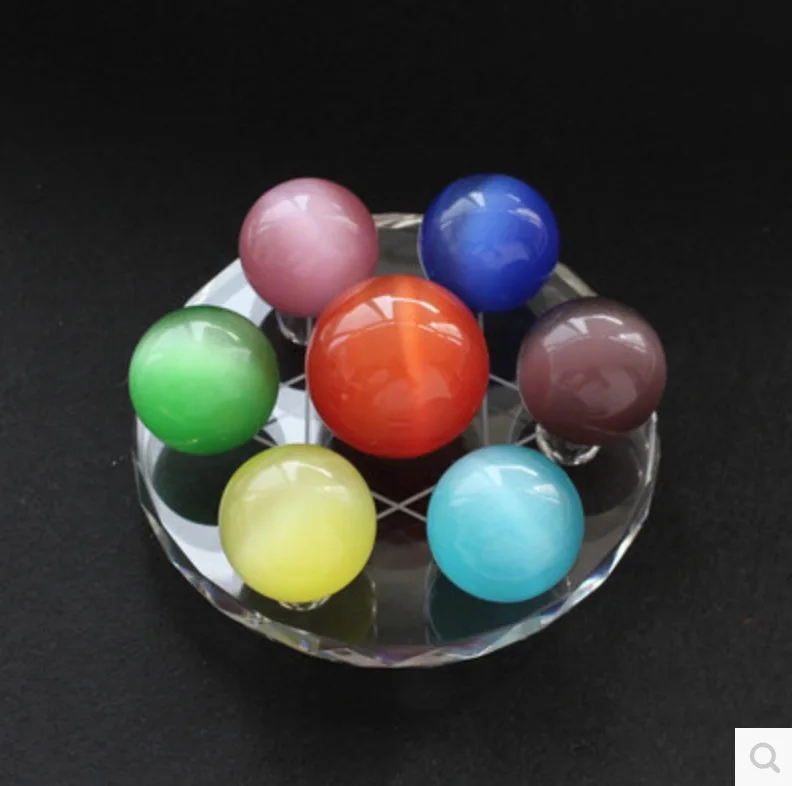 Good luck crystal dipper array furnishing articles Opals colorful crystal ball furnishing articles