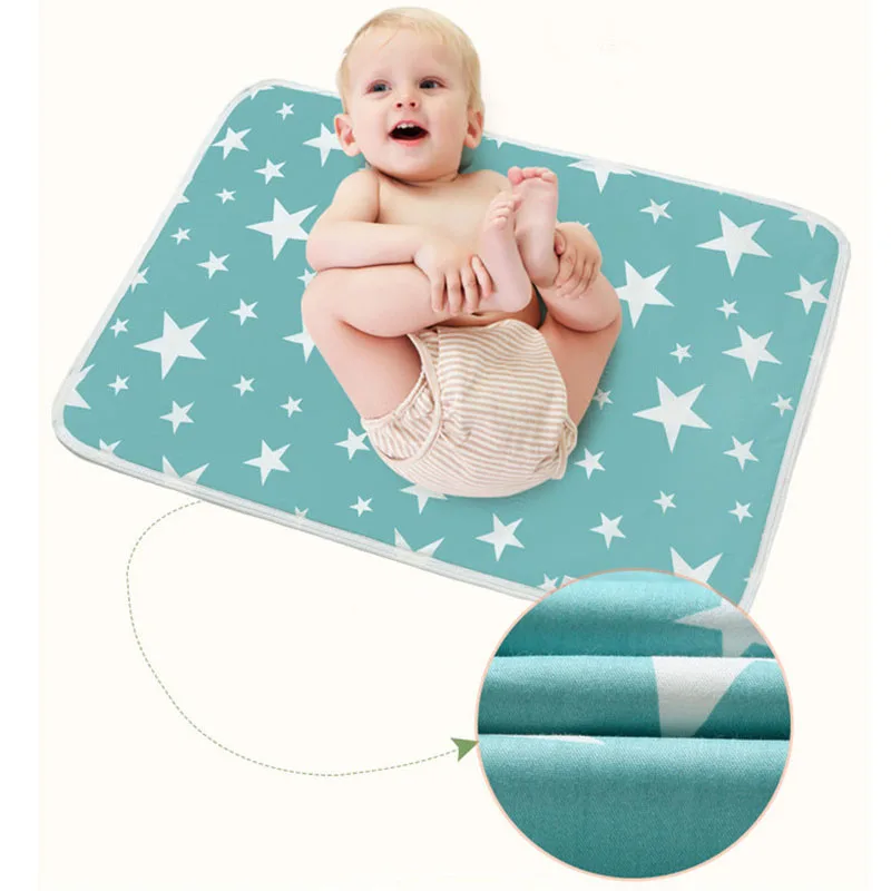 Colchoneta portátil plegable para bebé recién nacido, colchón impermeable lavable, alfombrillas de suelo de juego para niños, almohadilla de lactancia, almohadilla para pañales