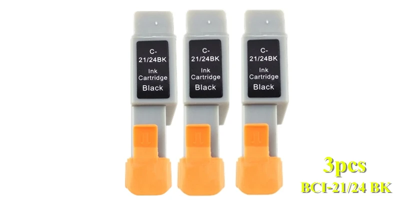 3X BCI21/24 BK Compatible Ink Cartridges For Canon C21/24 BK For Canon iP1000 iP1500 iP2000 MP110 MP130 MP360 MP370 MP390 MPC190