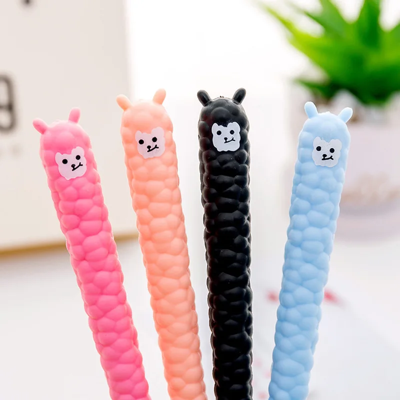 1pcs Kawaii Creative Sheep Gel Pen Neutral Pen Cute Stationery Canetas Material Escolar Office School Supplies