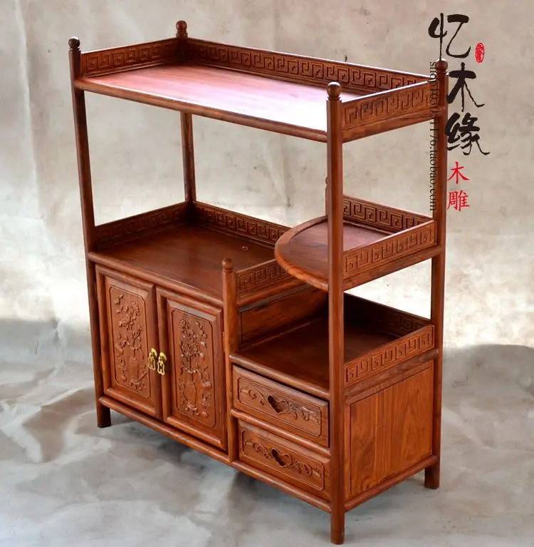 Chinese wood kitchen cabinet tea cabinet antique mahogany furniture cabinet cabinet cabinet cabinet cabinet food pantry