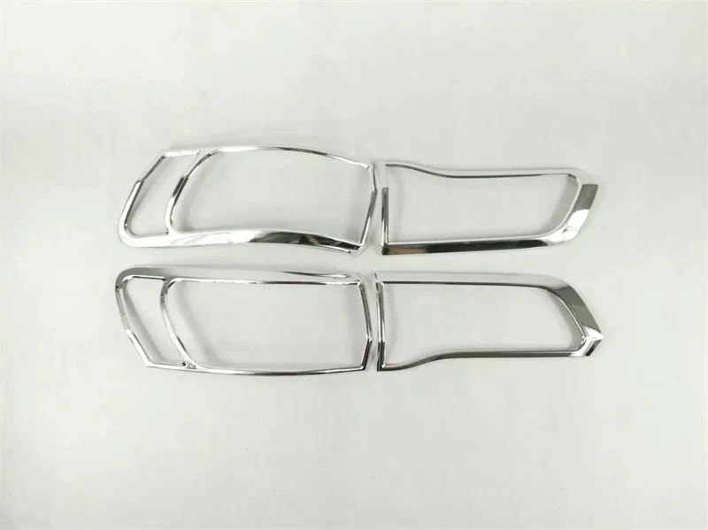 ABS Chrome Rear Tail Light Lamp Cover Trim Sticker Decoration Frame Exterior Accessories Fit for Jeep Grand Cherokee 2010-2018