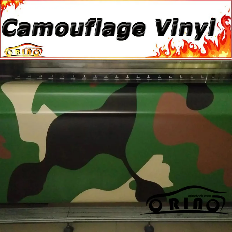 

Jumbo Military Green Camouflage Vinyl Wrap Army Green Vinyl Film Car Wraps Decal Air Bubble Size: 1.52*5/10/15/20/25/30m