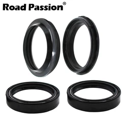 Amortecedor dianteiro para motocicleta, amortecedor e vedação de óleo para harley dyna fxdf efi fxdl, 49x60x11