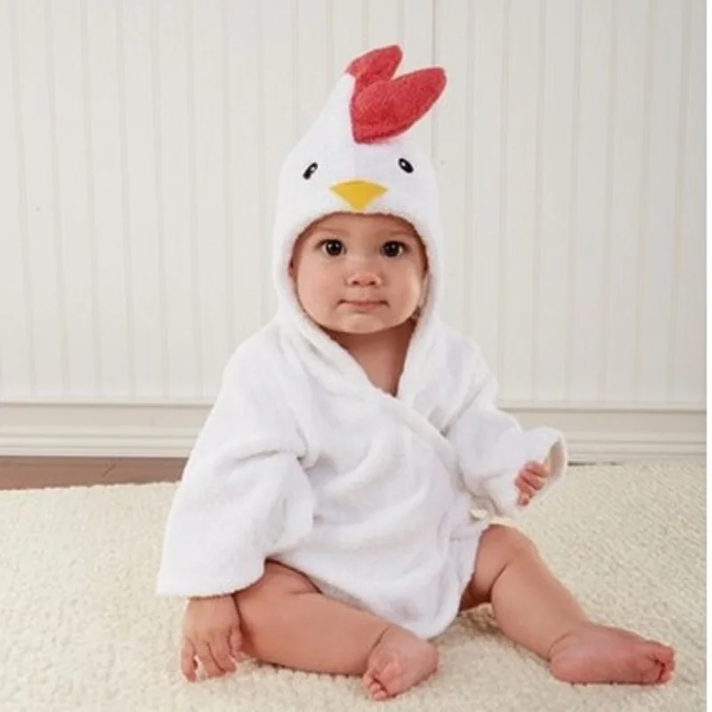 Hooyi Prinzessin Crown Kinder Handtuch Neugeborenen Decken Baby Bademantel Mit Kapuze Badetücher baby-sachen Terry Pyjamas Mantel – Detail 8