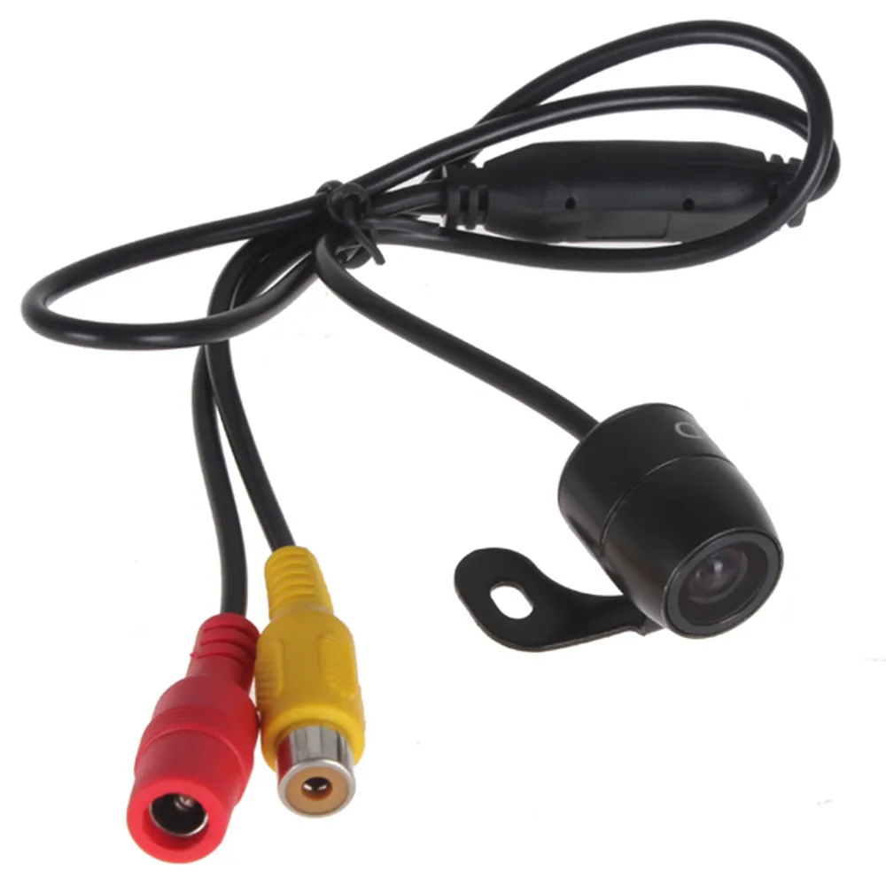 Brand New Easy Installation Internal Sync System E306 18mm Color CCD Outside & Water-Resistant Car Rear View Camera