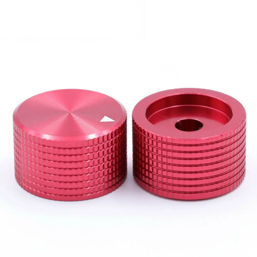 1PC AUDIO KNOB 25x15.5mm MACHINED Alminum VOLUME CONTROL Button Potentiometer Knob for Amplifier DAC Guitar AMP Speaker CD DIY