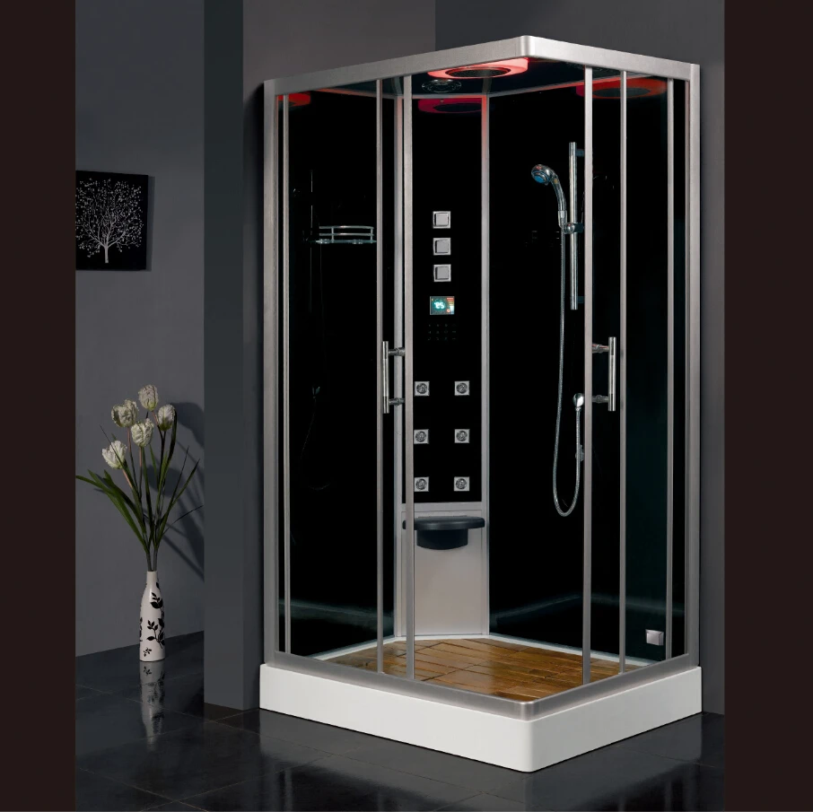 2017 luxury steam shower enclosure with tempered glass bathroom shower cabins jetted massage walking-in sauna rooms ASTS1055