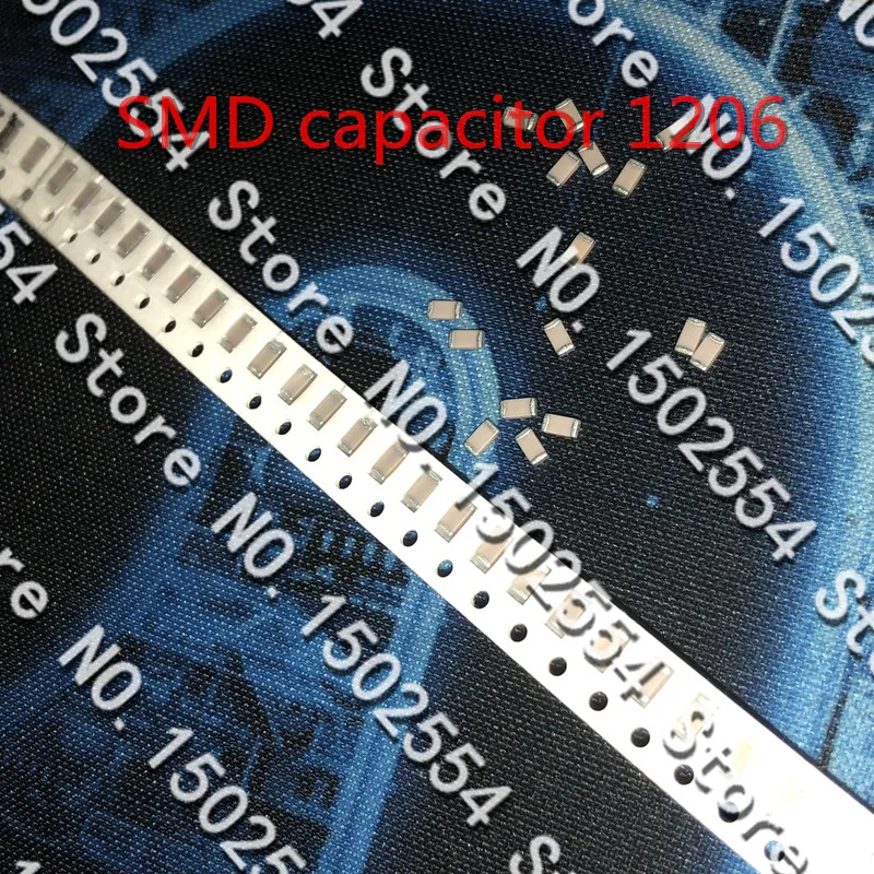 

5PCS/LOT SMD ceramic capacitor 3216 1206 104J 100NF 250V 500V NPO COG 5% high frequency capacitor