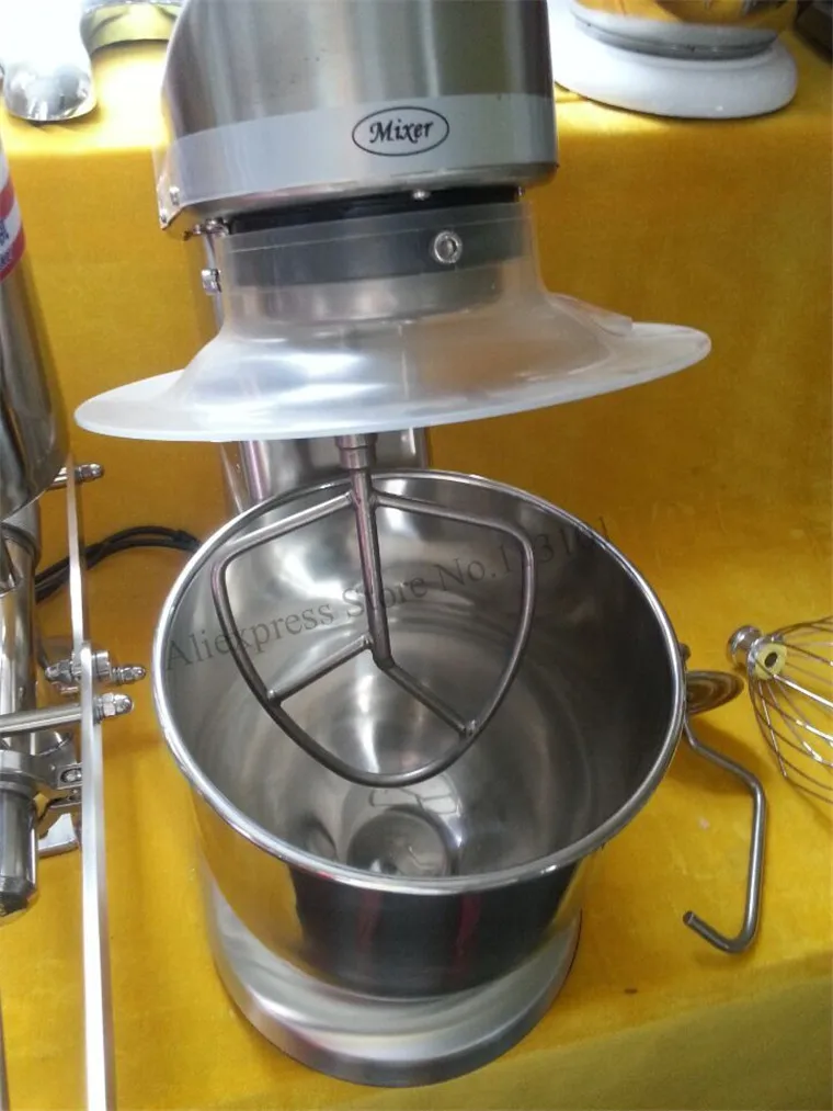 خلاط كهربائي تجاري، خلاط مساعد للمطبخ، خلاط كلاسيكي كبير من الفولاذ المقاوم للصدأ