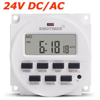 Top Vendor LCD Big DISPLAY Timer 220V 24V DC AC 7 Days Weekly Automatic Programmable Time Switch Relay Inside Dry Contact