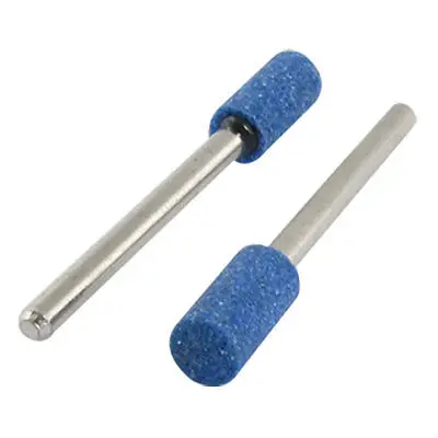 

3mm Shank Dia. Glass Iron Polishing Grinding Bit Cylindrical Mounted Points 5/6/8/10/12mm Head Dia.10 Pcs