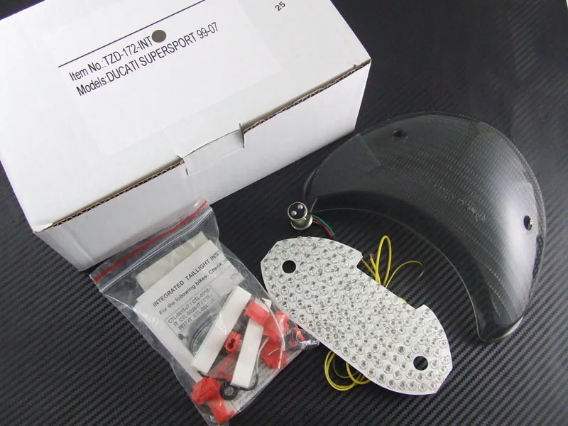 

Led Motorcycle Rear Tail Light Brake Turn Signal Integrated For DUCATI Supersport 1999-2000-2001-2002-2003-2001-2005-2006-2007