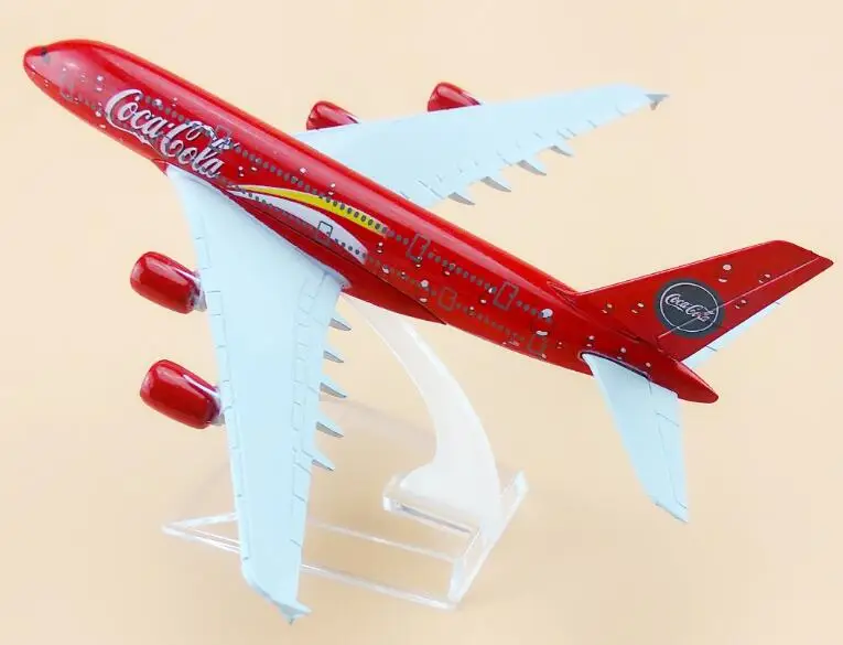 16cm Alloy Metal Red Air Malaysia Airlines Airbus 380 A80 Airways Plane Model Aircraft Airplane Model w Stand Gift