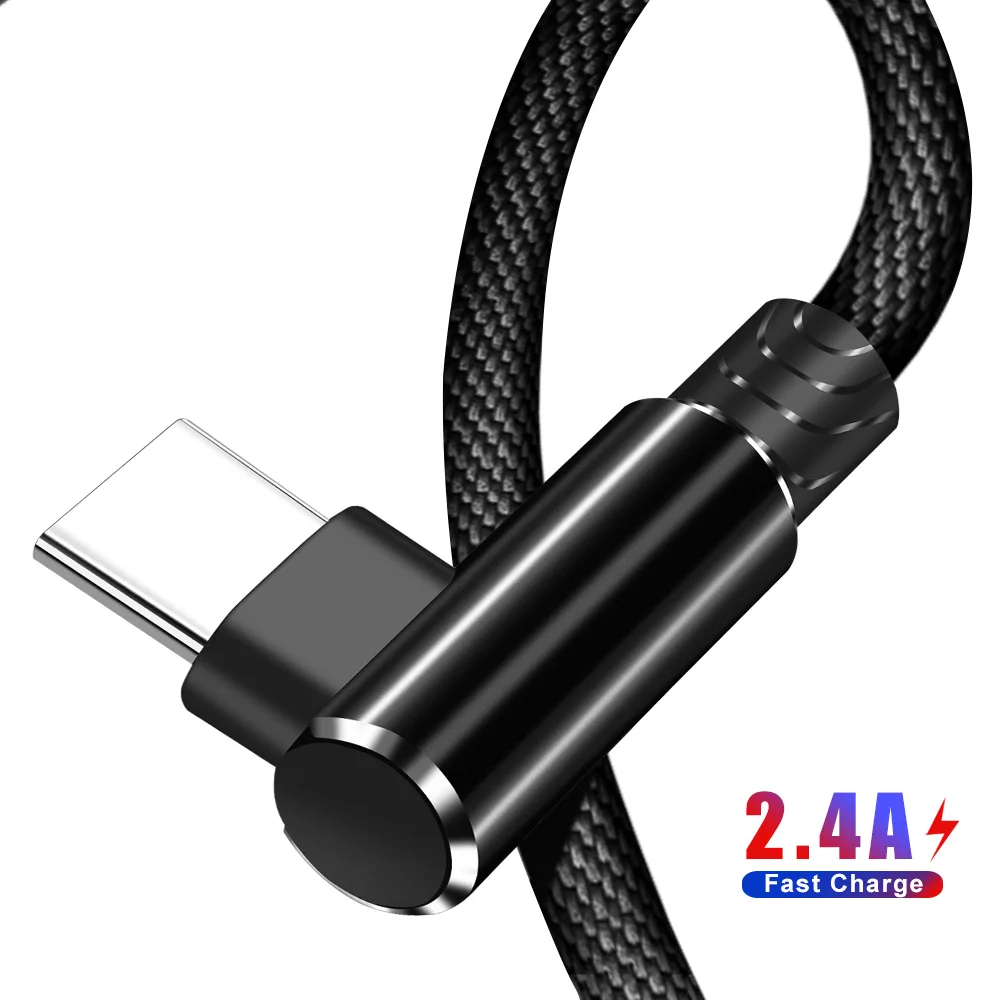 Olaf 3m usb tipo c 90 carregamento rápido cabo usb c tipo-c cabo de dados carregador android cabo usb-c usb para samsung s8 s9 s10 nota 8