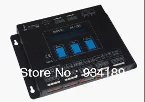 Free shipping Multiple DMX controller, DMX MASTER CONTROLLER , 3 Ch DC12V-24V Constant Voltage Output 12A/CH  AL7002