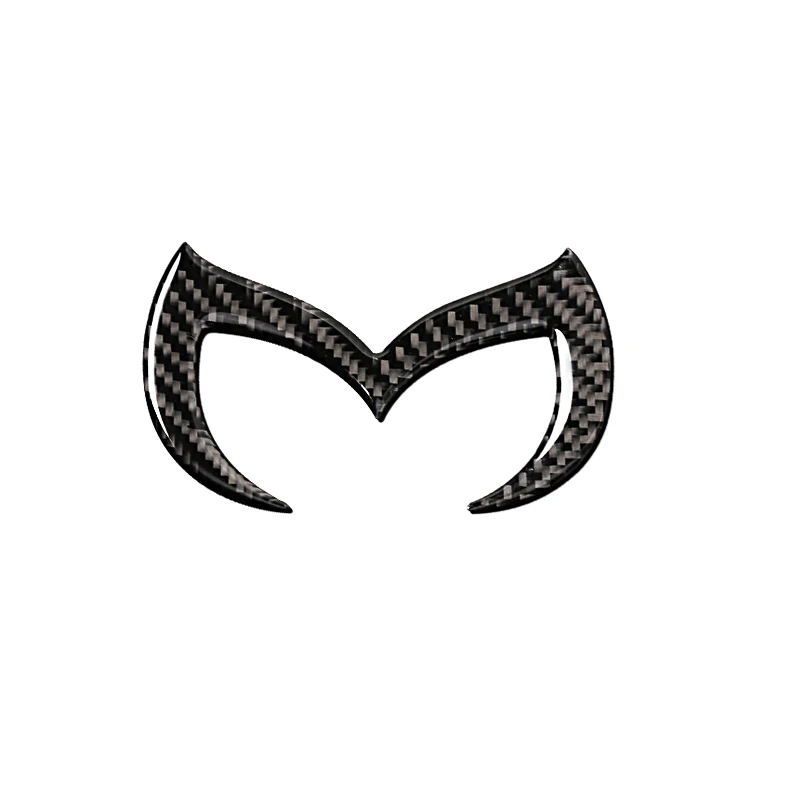 

Carbon Fiber Emblem 3D Sticker Logo Decals Car Styling For Mazda 6 3 CX-5 CX-3 Axela Atenza Accessories