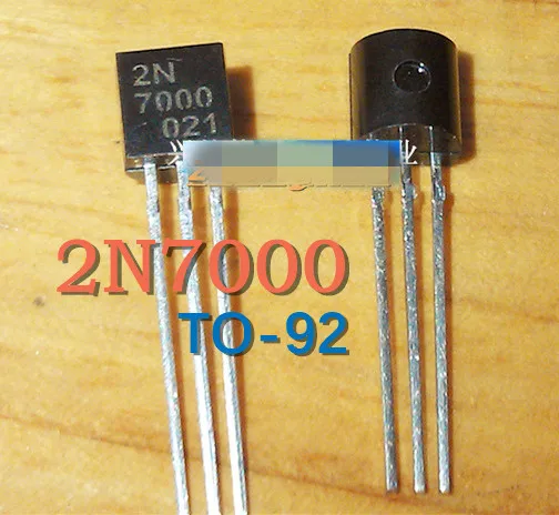 100pcs/lot  2N7000 N-Channel TO-92 0.3A/60V new original